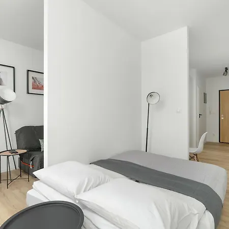 아파트 Spacious Niemena With Free Garage By Renters 포즈난